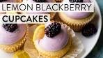 Lemon Cupcakes with Blackberry Cream Cheese Frosting ...