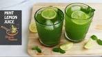 Lemon Mint Juice Recipe | Mint Lemon Cooler Recipe