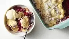 Lemon-Raspberry Cream Cheese Cobbler Dump Cake