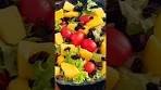 Lettuce, mango, cherry tomato salad 🍒 a great option for ...