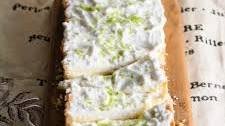Lime and Coconut Cream Tart