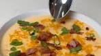 Loaded baked potato soup is so satisfying!