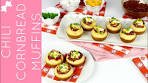 Loaded Chili Filled Cornbread Muffins // Lindsay Ann Bakes
