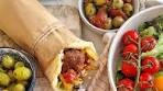Loaded Falafel Fajita Flatbreads Recipe