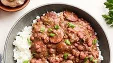 Louisiana Style Red Beans and Rice with Sausage