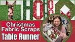 Make A Quick and Easy Christmas Table Runner