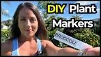 Make REUSABLE Plant Markers in 10 Minutes!