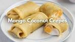 Mango Coconut Crepes