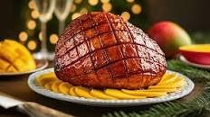 Mango Ginger Glazed Ham
