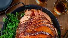 Maple Bourbon Glazed Ham