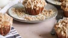 Maple Glazed Coffee Cake Muffins