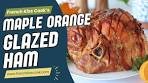 Maple Orange Glazed Ham Recipe