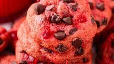 Maraschino Cherry Chocolate Chip Cookies