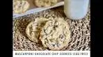 Mascarpone Chocolate Chip Cookies (Egg Free)