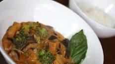 Massaman Curry with Eggplant and Broccoli Recipe