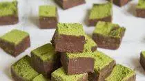 Matcha Green Tea Chocolate Fudge