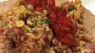 Meat Lovers Breakfast Burrito