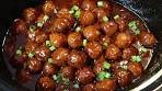 Meatballs in Grape Jelly BBQ Sauce