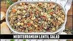 Mediterranean Lentil Salad | Heart-Healthy and Packed with ...