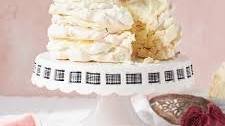 Meringue Torte with Lemon Curd Cream