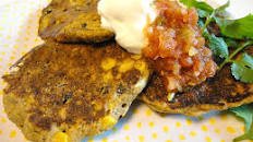 Mexican Black Bean Corn Fritters