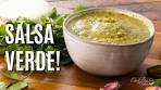 Mexican Salsa Verde | Roasted Tomatillo Salsa | Chef Zee ...