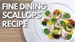 Michelin star SCALLOPS CEVICHE at home | Fine Dining ...