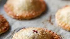 Mini Baked Chocolate Pudding Raspberry Hand Pies