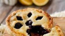 Mini Blueberry & Meyer Lemon Cream Pies