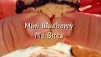 Mini Blueberry Pie Bites Recipe for Toddlers and Kids