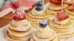 Mini Pancake Stacks | Delish