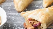 Mini Pork and Cabbage Pie with Grain Mustard and Puff Pastry