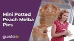 Mini Potted Peach Melba Pies | Flour Power