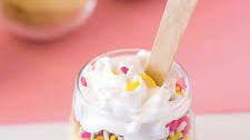 Mini Pudding Parfaits With Sprinkles