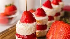 Mini Strawberry Shortcake Bites