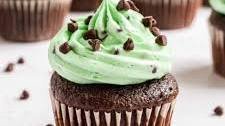 Mint Chocolate Chip Cupcakes