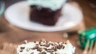 Mint Chocolate Poke Cake