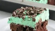 Mint Chocolate Poke Cake