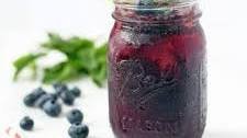 Mint-Infused Blueberry Cocktail