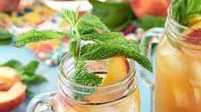 Minty Peach Tea Punch