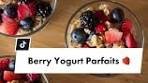 Mixed Berry and Yogurt Parfaits Recipe