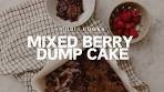 Mixed Berry Dump Cake (Gluten-Free, Dairy-Free)