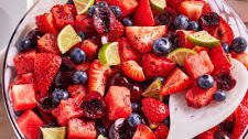Mixed Berry Salad with Honey Lime Poppyseed Dressing