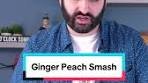 MOCKTAIL Ginger Peach Smash Seriously one of my favorite ...