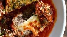 Mozzarella Stuffed Meatballs