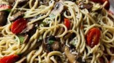 Mushroom and Garlic Butter Pasta
