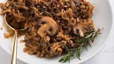 Mushroom Risotto with Caramelized Onions