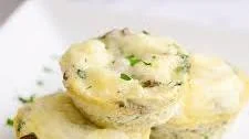 Mushroom + Swiss Egg White Muffins
