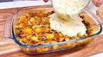 New Recipe for Potato Casserole with Eggplant! Quick, very ...