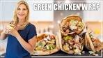 Nikki's Greek Salad Chicken Wrap | Elliniki Wrap recipe